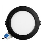 LED Panel Rund 6W RGB-WW mit Funk und WLAN schwarz...
