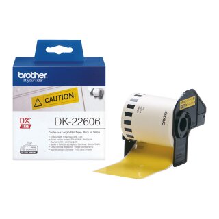 BROTHER P-Touch DK-22606 gelb continue length film 62mm x 15.24m