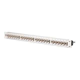 METZ CONNECT Patchfeld Cat.6A C6Amodul 24 Port 180M 19" 1HE