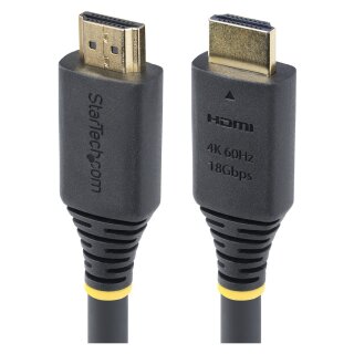 StarTech 5m (16.4ft) Premium Certified High Speed HDMI Cable, 4K60Hz