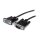 StarTech 3m Black Straight Through DB9 RS232 Serial Cable - M/F