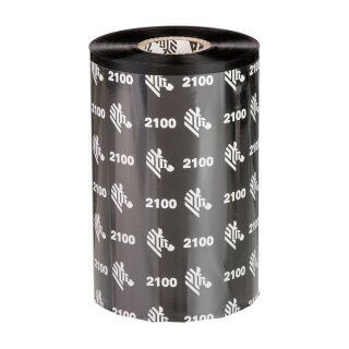 ZEBRA Farbband Wachs 2100 60mmx450m 12erPack,schwarz,Thermotransfer