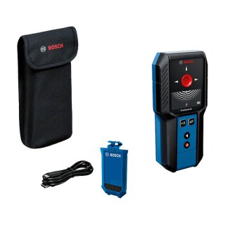 Powertools Ortungsgert GMS 120-27 Professional (blau/schwarz, mit Schutztasche und Li?Ionen-Akku 3,7V 1,0Ah)