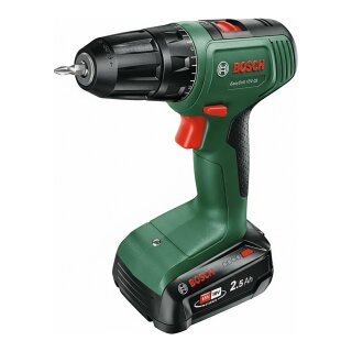 Powertools Akku-Bohrschrauber EasyDrill 18V-38 (grn/schwarz, Li-Ionen Akku 2,5Ah, Koffer, POWER FOR ALL ALLIANCE)