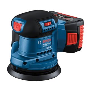 Powertools Akku-Exzenterschleifer GEX 185-LI Professional solo, 18Volt (blau/schwarz, ohne Akku und Ladegert, 125mm)