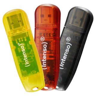 STICK Intenso USB Flash Drive 2.0 32GB Rainbow Line triple Pack