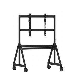 Vision VFM-F12 - Wagen - für LCD-Display - Staffelei-Stil - Stahl - mattschwarz - Bildschirmgröße: 139.7-254 cm (55 in-100 in)
