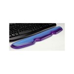 ROLINE Handauflage fuer Tastatur Silikon transparent blau