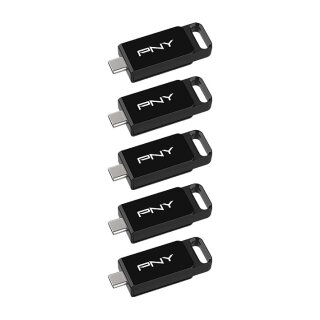 STICK PNY Elite - USB-Flash-Laufwerk - 64 GB - USB-C