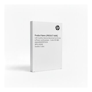 G HP eCarePack Next Business Day Active Care Service w/Protect and Trace Arbeitszeit und Ersatzteile - 5 Jahre VOS NBD