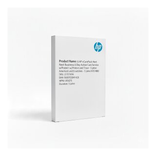 G HP eCarePack Next Business Day Active Care Service w/Protect and Trace Arbeitszeit und Ersatzteile - 5 Jahre VOS NBD