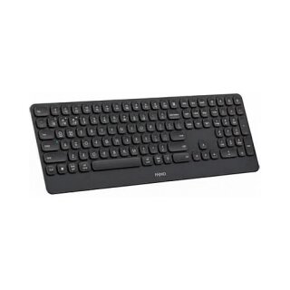Rapoo E9390M Kabellose Multimodus Tastatur Schwarz
