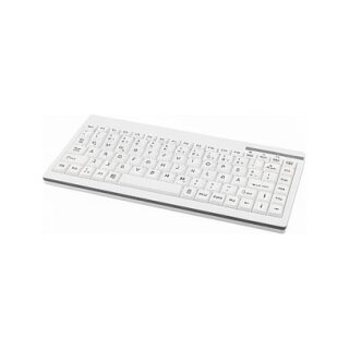 GCQ Cleantype Easy Protect Compact silicone keyboard IP68 waterproof desinfectable 88 keys USB Colour white Layout DE