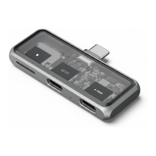 Satechi USB-C PD Mobile XR Hub & MicroSD Card Reader space grey