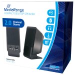 MediaRange Aktivbox Compact Desktop Speaker USB 2.0 black