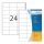 HERMA Etiketten Premium A4 weiß 70x36 mm Papier 2400 St.