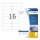 HERMA Textil/Namensetiketten A4 88,9x33,8mm weiß 320St.