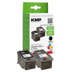 KMP Druckerpatronen C136V schwarz, color kompatibel zu...