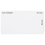 SLP-STAMP2 WHITE LABEL 36X67MM