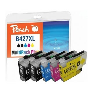 Peach Patrone Brother LC-427XL MutliPackPlus 2xbk+1c,m,y remanufactured