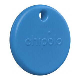 Chipolo POP - Tracking tag compatible with Apple Find My on iPhone or Find Hub on Android (Blue)