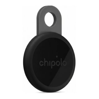 Chipolo LOOP 4 Pack – Rechargeable tracking tag compatible with Apple Find My on iPhone (Charcoal)