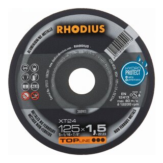 RHOD 205911 XT Trennscheiben XT 24 125x1,5x22,23