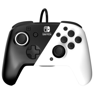 PDP Controller Faceoff Deluxe+Audio schwarz/weiß Switch