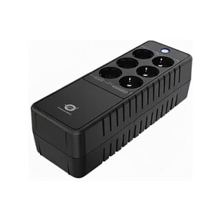 CONCEPTRONIC USV 650VA/360W/6xSchuko/RJ45in/Out Office sw