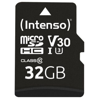 Z MicroSDHC 32GB Intenso UHS-I C10 90MB/s inkl. SD-Adapter