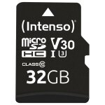 Z MicroSDHC 32GB Intenso UHS-I C10 90MB/s inkl. SD-Adapter