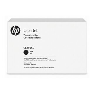 HP 59X Blk Contract LaserJet Toner Crtg - 1000 Seiten - Schwarz