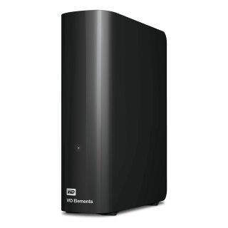 22TB WD Elements Desktop Stationär, black