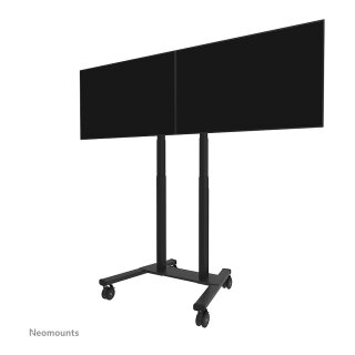 Doppelbildschirm-Adapter (42" -65") insg. max. 100kg opt. für FL55-875BL1 + WL55-875BL1 Neomounts Schwarz
