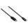 GoodConnections USB-C 2.0 > Lightning (ST-ST) 0,5m Ladekabel Textilmantel 18W Schwarz