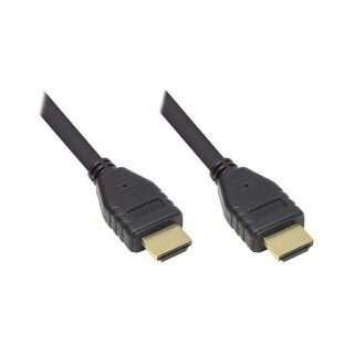 GoodConnections HDMI (ST-ST) 2m Anschlusskabel PREMIUM zertifiziert 4K 60Hz Schwarz