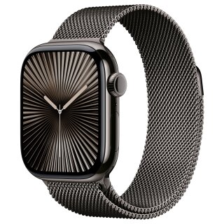 APPLE Watch Series 10 GPS + Cellular 42mm Slate Titanium Case with Slate Milanese Loop