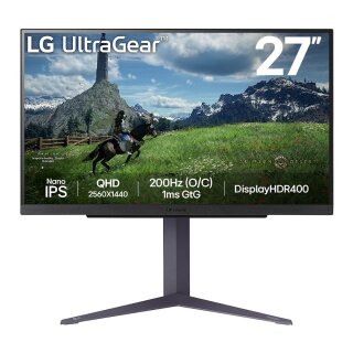 LG 27" 27GS85QX-B Ultragear Gaming WQHD HDMI DP IPS 16:9