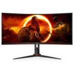 AOC 86.4cm (34") CU34G2XP/BK 21:09 2xHDMI+2xDP+USB...