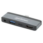 MANHATTAN USB-C PD auf HDMI 4-in-1 Mobile Dockingstation
