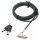 Dicota Security Cable Nano Lock Ultra Slim Keyed 2.5x6 mm slot black