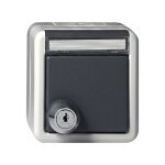 GIRA 456730 SCHUKO KD Schloss sortiert + BSF WG AP Grau
