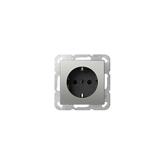 GIRA 4188600 SCHUKO System 55 Edelstahl
