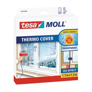 tesa Fensterisolierfolie tesamoll® Thermo Cover transparent 1,5 x 1,7 m