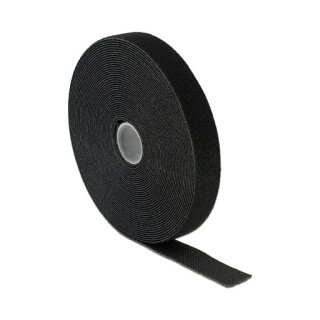 Delock Klettband auf Rolle L 10 m x B 20 mm schwarz