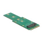 Delock Adapter mSATA > M.2 Key B Slot