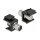 Keystone Modul IEC Stecker > F Buchse schwarz