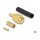 RP-SMA Stecker zum Crimpen RG-174 / RG-316 mit passendem Schrumpfschlauch - 5 Stück