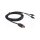 Equip Kabel PoweredUSB 24V->B/Mini-DIN 3Bu/St 3.00m schwarz