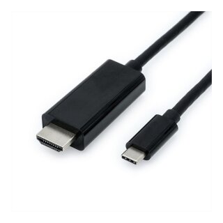 VALUE USB Typ C - HDMI Adapterkabel, 4K, ST/ST, 2 m